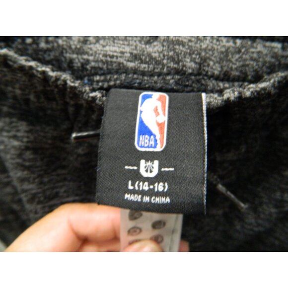 Los Angeles Lakers NBA Youth L (14-16) Gray Jogger Sweatpants Logo Print Pockets - Picture 2 of 10